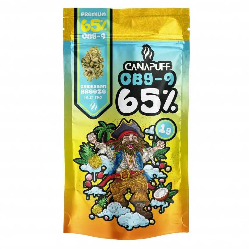 CanaPuff CBG9 Blüten Caribbean Breeze, 65 % CBG9, 1 G – 5 G - Anzahl ...