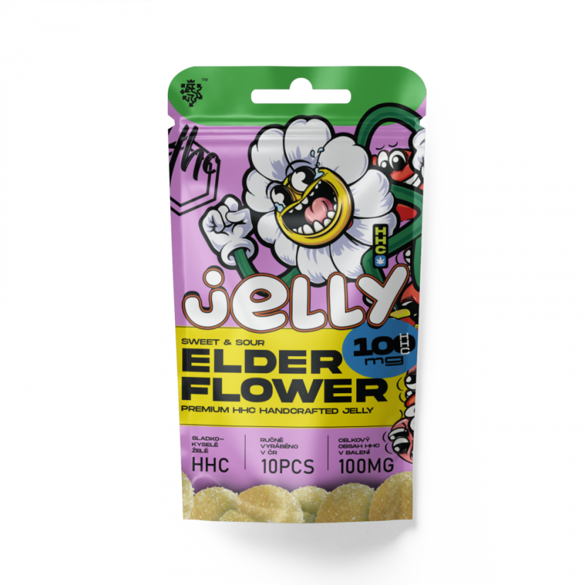 Czech CBD HHC Jelly Elderflower 100 mg, 10 stk. x 10 mg