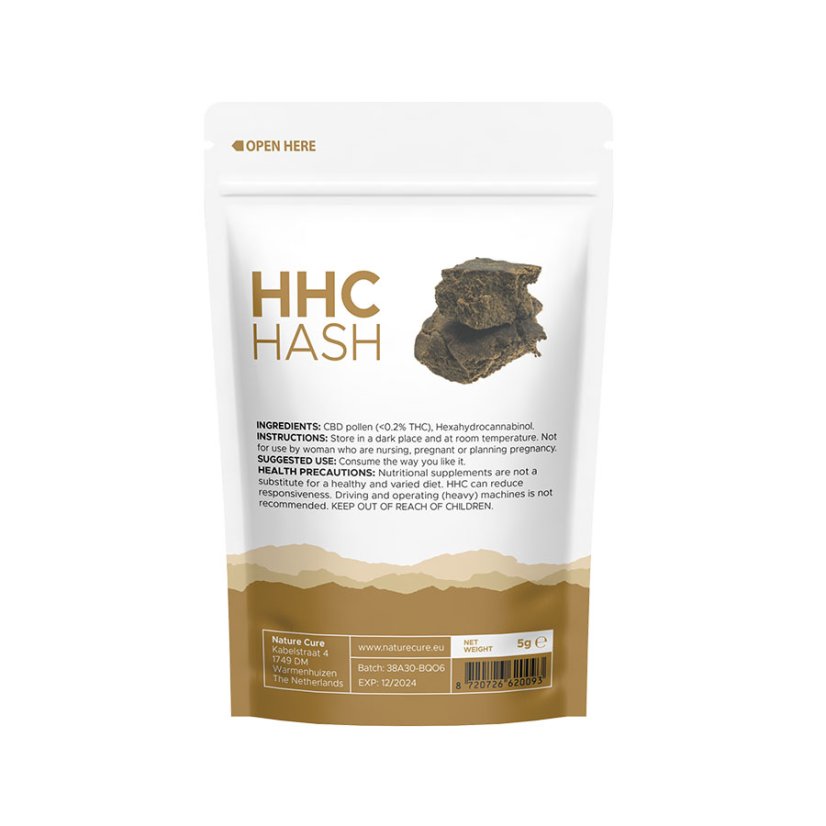 Nature cure HHC hash 30 %, 1500 mg, 5 g