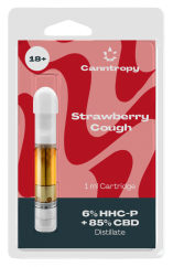 Canntropy HHC maisījuma kasetne Strawberry Cough, 6 % HHC-P, 85 % CBD, 1 ml