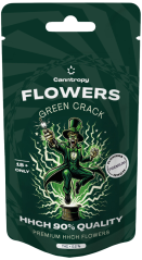 Canntropy HHCH Flower Green Crack, HHCH-kwaliteit 90 %, 1 g - 100 g