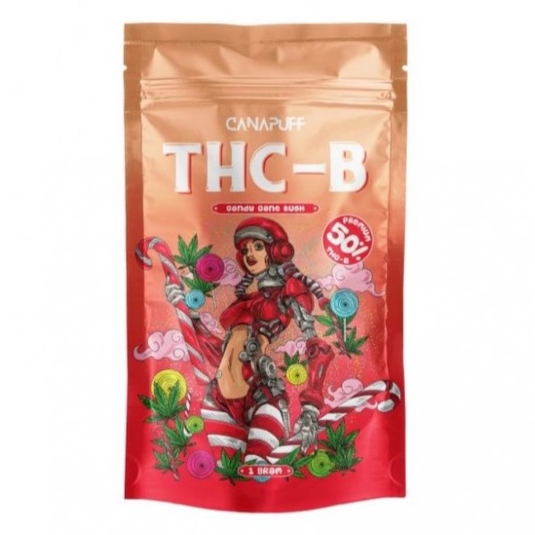 CanaPuff THCB Fiori Candy Cane Kush, 50 % THCB, 1 g - 5 g