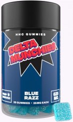 Delta Munchies Blue Razz HHC Gummies, 625 mg, 25 kpl.