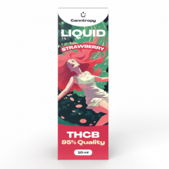 Cannatropy THCB Liquid Strawberry, THCB 95% kokybės, 10ml