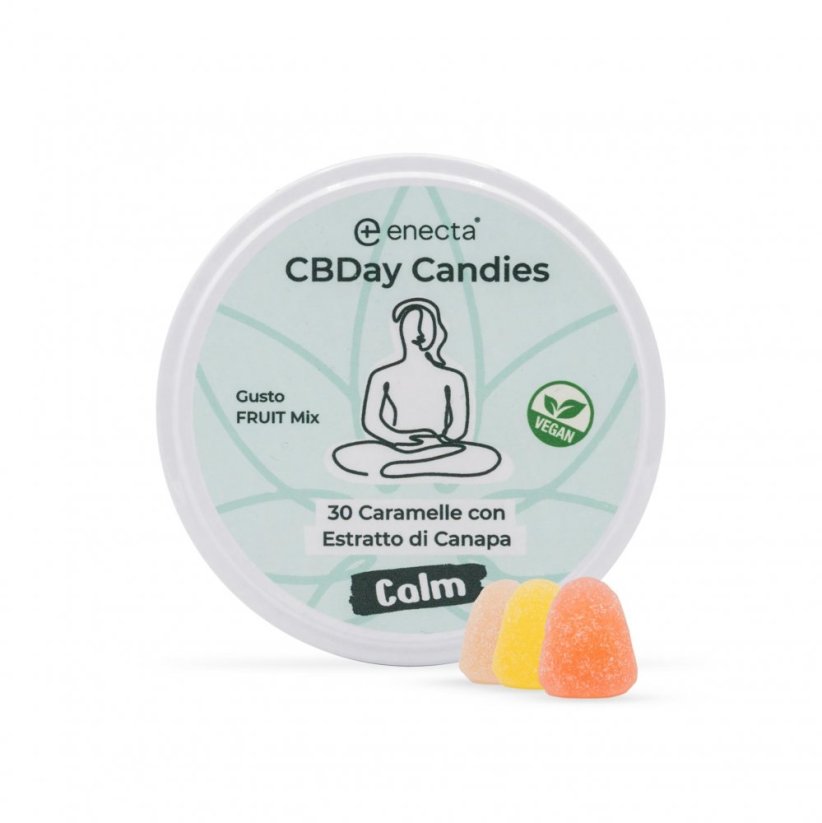 Enecta CBDay Gummies 30 vnt, 300 mg CBD, 60 g
