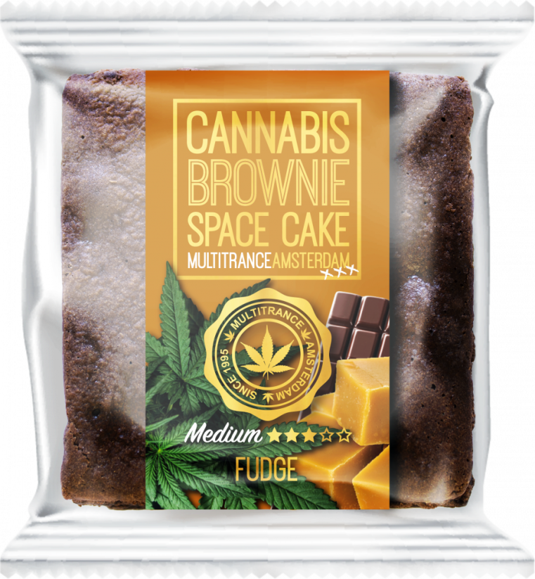 Cannabis Fudge Brownie (srednji okus Sativa) - karton (24 pakiranja)
