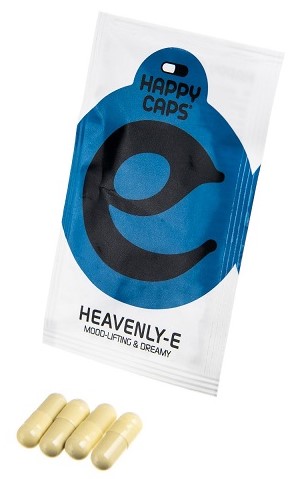 Happy Caps Heavenly E - Avslappende og avslappende kapsler, boks med 10 stk.