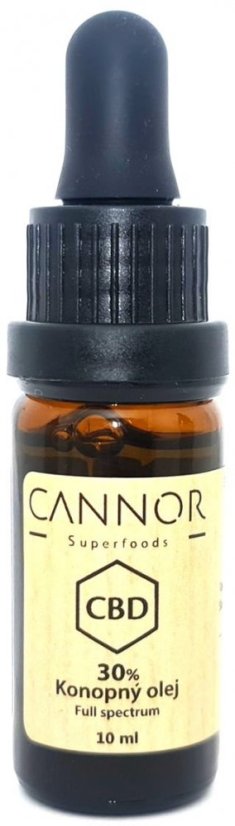 Cannor CBD fullspektret hampolje 30 %, 3000 mg, 10 ml