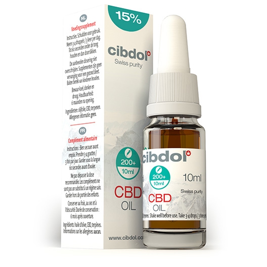 Cibdol λάδι CBD 15%, 4500 mg, 30 ml