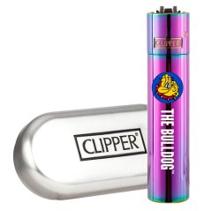 The Bulldog Clipper ICY metalen aansteker + geschenkdoos