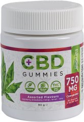 Euphoria - Gummies mit CBD, 30 Stück x 25 mg, 750 mg, (150 g)
