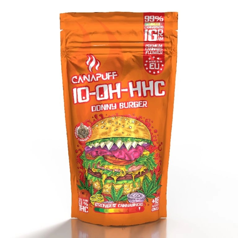 CanaPuff 10-OH-HHC Flower Donny Burger, 10-OH-HHC 99 %, 1 – 5 g