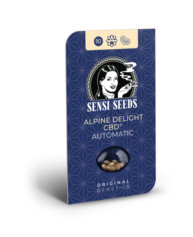 Sensi Seeds კანაფის თესლი Alpine Delight CBD® Automatic Feminized, 3-10 ც.