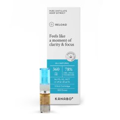 Kanabo Reload CBD Cartridge, 78%, 360 mg, 0,5 ml