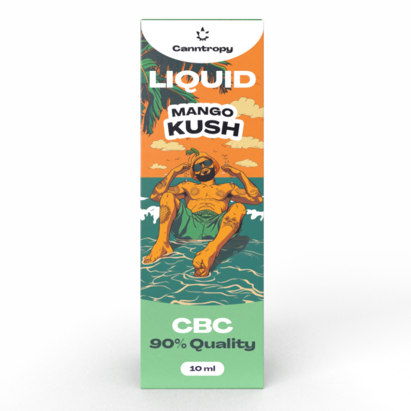 Canntropy CBC Liquid Mango Kush, qualidade CBC 90%, 10 ml