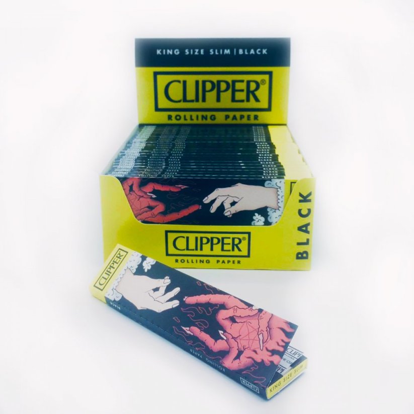 Clipper King Size Slim - Ultra cienkie papierki, 33 szt.