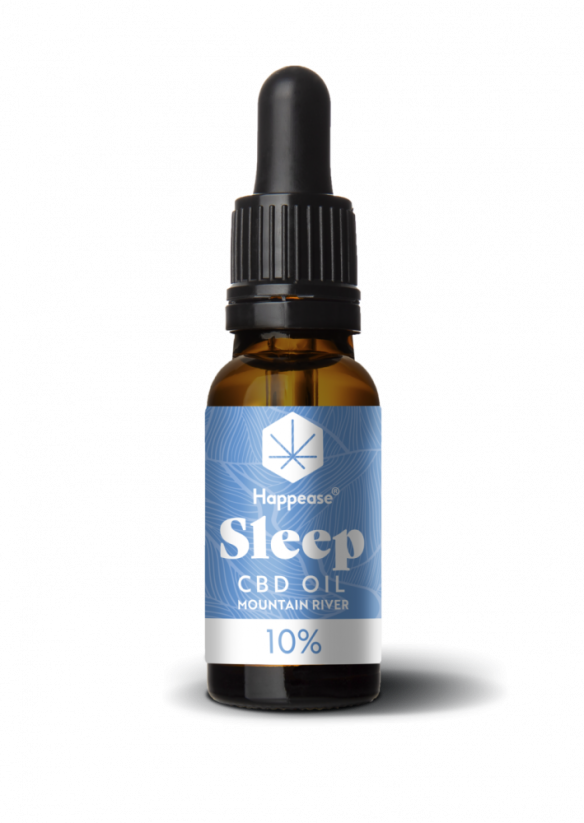 Happease Sleep CBD Olie Mountain River, 10 % CBD, 1000 mg, 10 ml