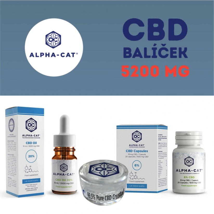 Alpha-CAT CBD-pakke - 5200 mg