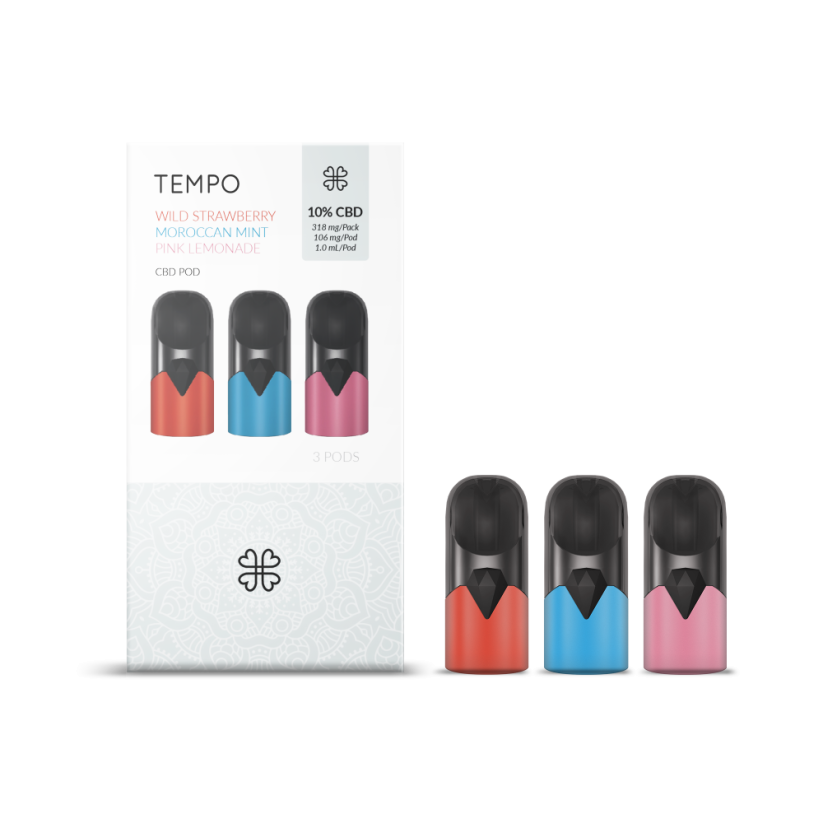 Harmony Tempo 3-Pods Pack - Classiques, 318 mg CBD