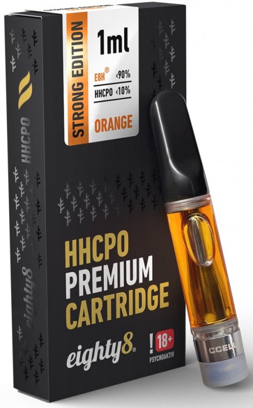 Eighty8 HHCPO კარტრიჯი Strong Premium Orange, 10 % HHCPO, 1 მლ