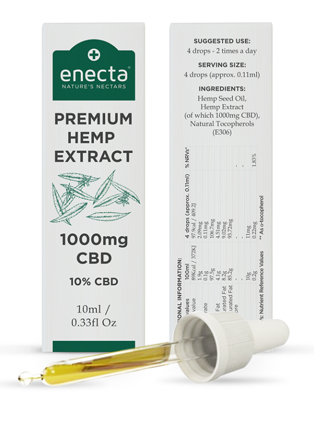 Enecta CBD Έλαιο κάνναβης 10%, 30000 mg, 300 ml
