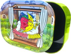 Best Buds Λεπτό κουτί Ρολό Δίσκος με Αποθήκευση, Μπανάνα Φράουλα
