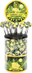Cannabis Lemon Haze Lollies – Présentoir (100 Lollies)