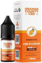 Orange County CBD E-Sıvı Mango Buz, CBD 300 mg, 10 ml
