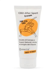 Enecta Crema para después del deporte con CBD, 700 mg de CBD, 100 ml