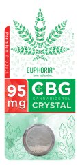 Euphoria Grynas CBG kristalas 95 mg, 0,1 g