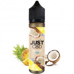 JustCBD CBD Liquid 'Piña Colada' Ice, 500 mg - 3000 mg CBD, (60 ml)