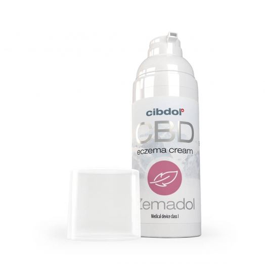 Crema para eczema Cibdol Zemadol CBD, 100 mg, 50 ml