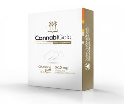 CannabiGold CBD žvýkačky 6 x 10 მგ
