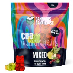 Cannabis Bakehouse Gummies tal-frott tas-CBD - 30g, 22 biċċa x 4 mg CBD