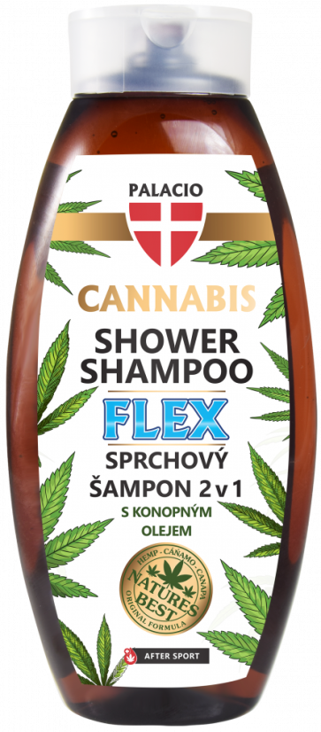 Palacio CANNABIS Doccia Shampoo Flex 500 ml - Confezione da 6 pezzi