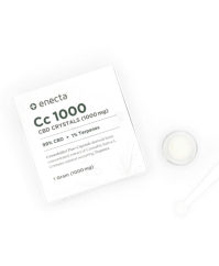 Enecta CBD cristale de cânepă (99%), 10 000 mg