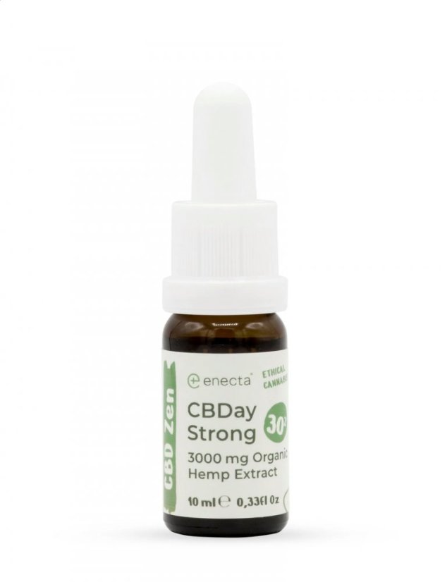 Enecta CBDay Strong, Full Spectrum 30% CBD oil, 10 ml