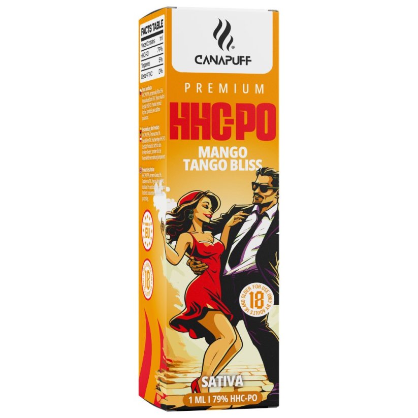 Pinna Vape Disposable Canapuff Mango Tango Bliss, 79 % HHCPO, 1 ml