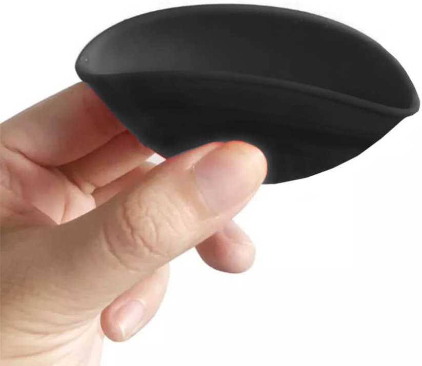 Best Buds Silikonska zdjela za miješanje 7 cm, crna sa zelenim logotipom