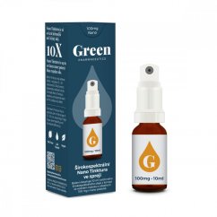 Green Pharmaceutics Nano Spray de largo espetro, 10%, 100 mg CBD, 10 ml