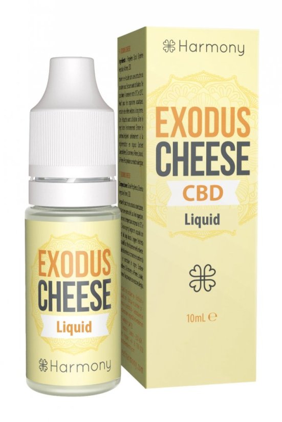 Harmony CBD Liquid Exodus Cheese 10 ml, 30–600 mg CBD