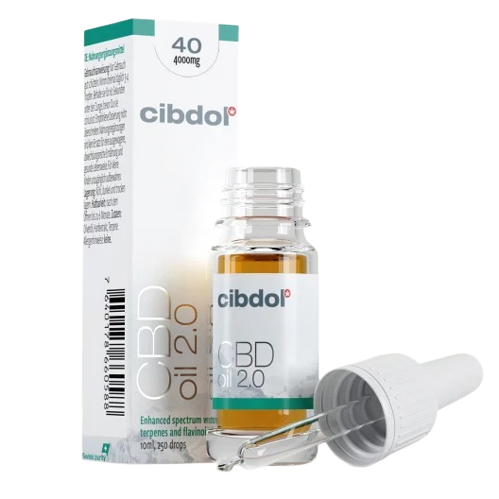 Cibdol CBD オイル 2.0 40 %、4000 mg、10 ml