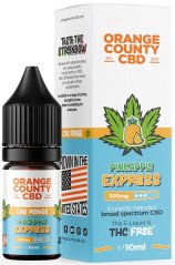 Orange County CBD E-Liquido Piña Express, CBD 300 mg, 10 ml