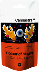 Cannastra HHCH Flower Color of Magic, HHCH 95% kwaliteit, 1g - 100 g