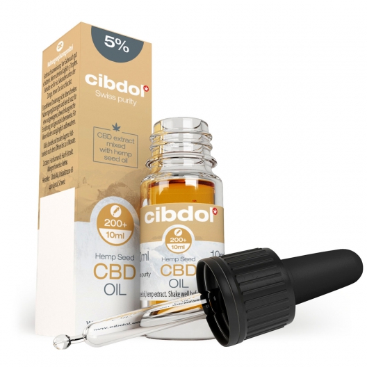 Cibdol Конопляна олія 5% CBD, 500 мг, 10 мл