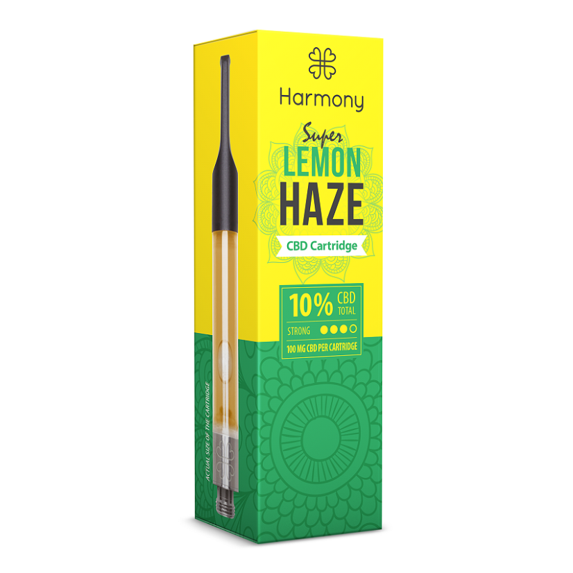 Harmony CBD Ручка - Супер лимонний серпанок Картридж - 100 мг CBD, 1 мл