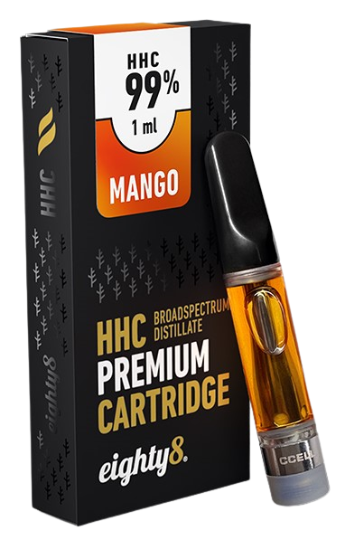 Eighty8 HHC Cartridge Mango - 99 % HHC, 1 ml