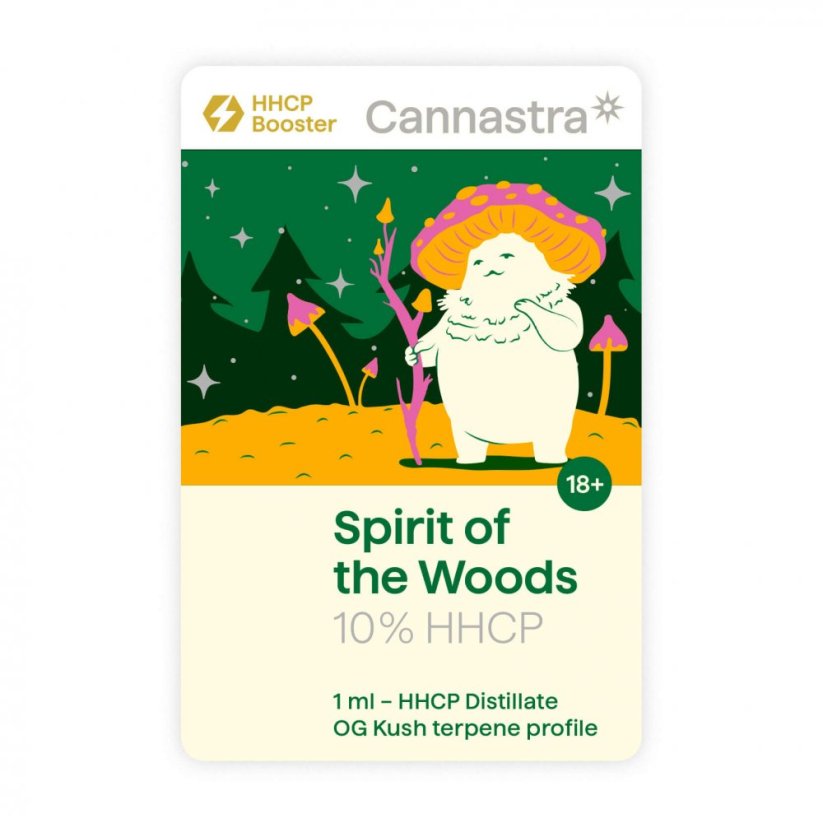 Cannastra HHCP-Patrone Spirit of the Woods (OG Kush), 10 %, ( 1 ml )