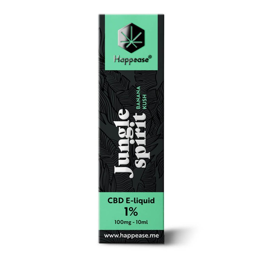 Happease CBD Liquid Jungle Spirit, 1 % CBD, 100 mg, 10 ml