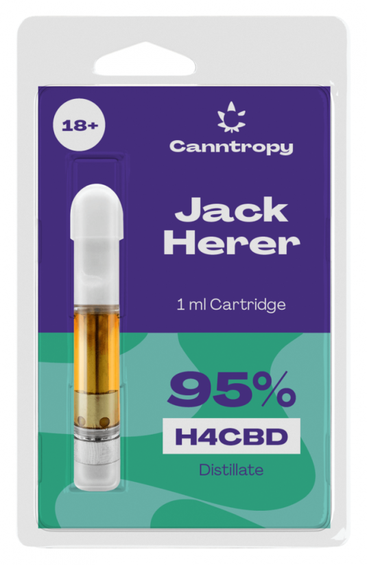 Canntropy H4CBD カートリッジ ジャック ヘラー、95 % H4CBD、1 ml